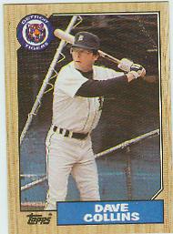 1987 Topps Baseball Cards      148     Dave Collins